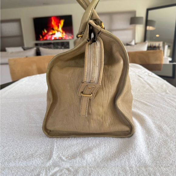 Yves Saint Laurent Tan Leather Men's Bag - Picture 3 of 8